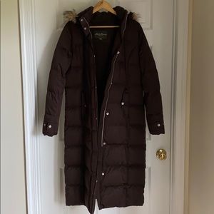 Eddie Bauer Long Down Duffle Coat